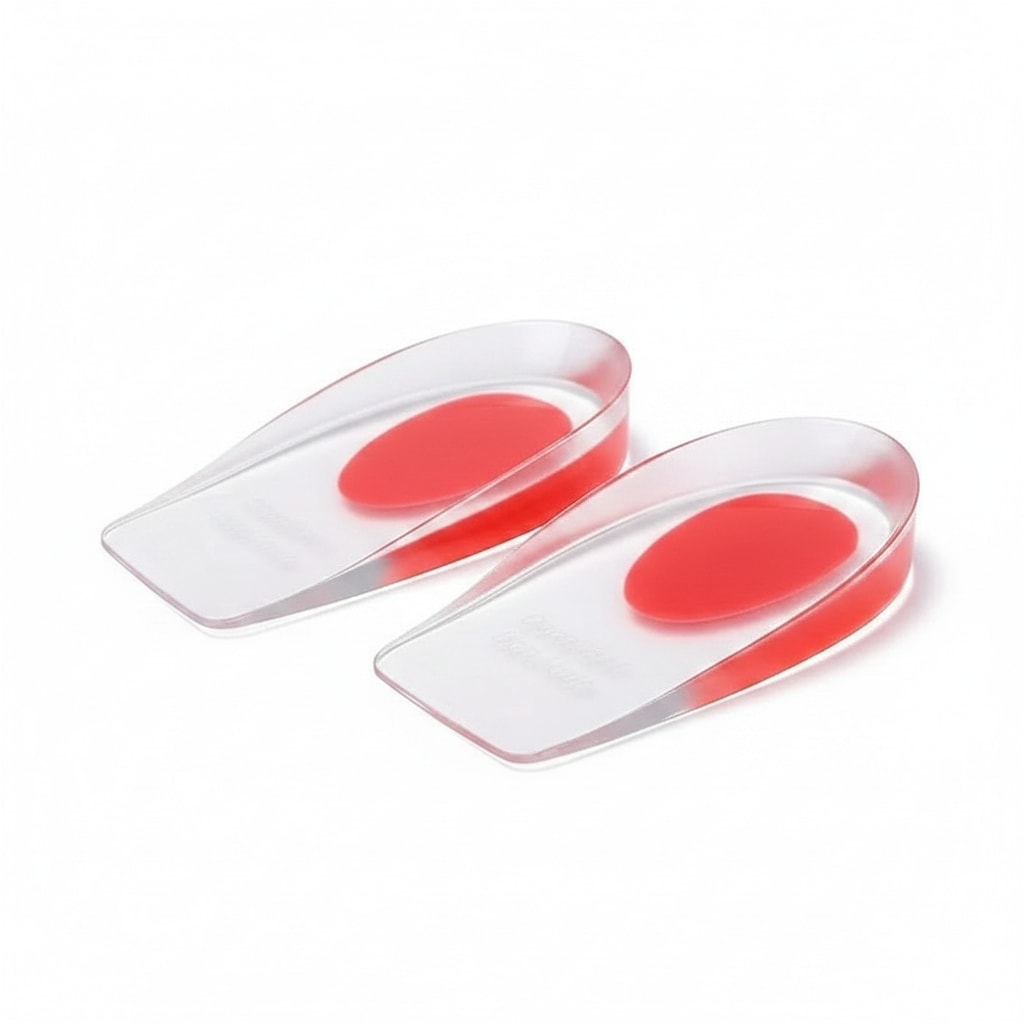 talonnettes en gel silicone, packshot fond blanc — soulagement du talon — STRYDECARE