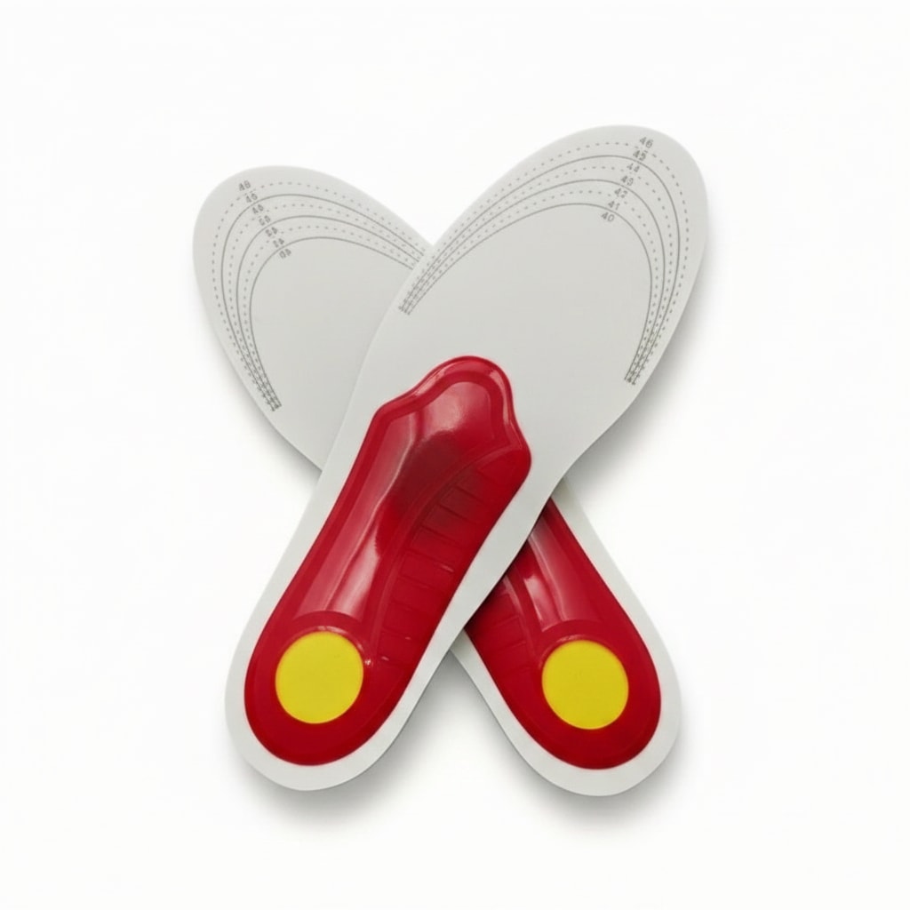 semelles orthopédiques ajustables, packshot fond blanc — soutien de voûte — STRYDECARE