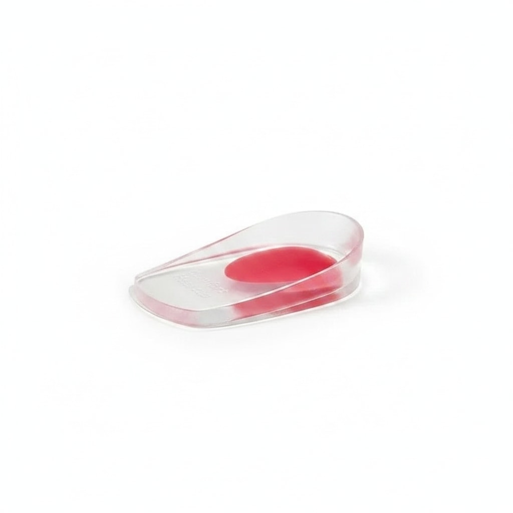 coussin de talon silicone en U, packshot fond blanc — soulagement du talon — STRYDECARE
