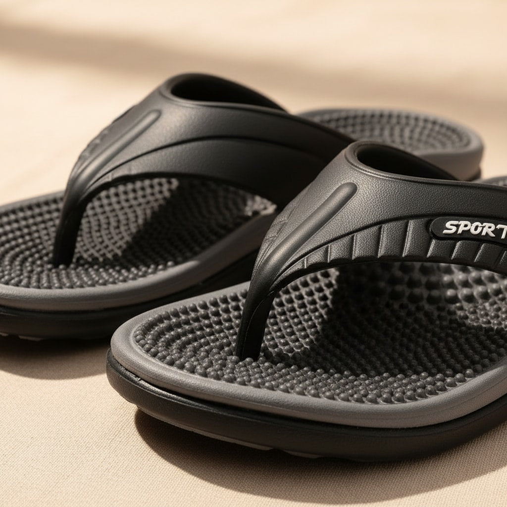 Détail matière — tongs orthopédiques homme — STRYDECARE