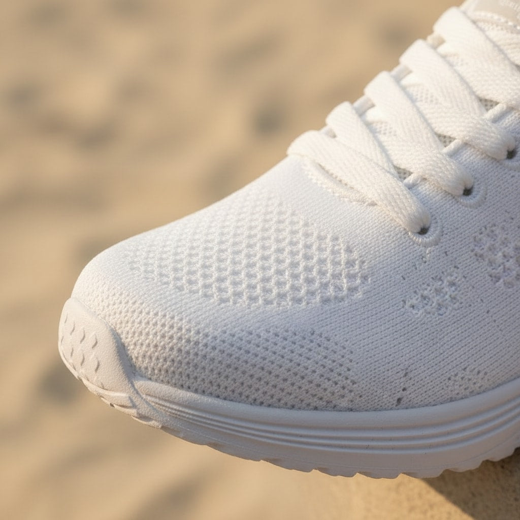 Détail matière — baskets running femme légères — STRYDECARE