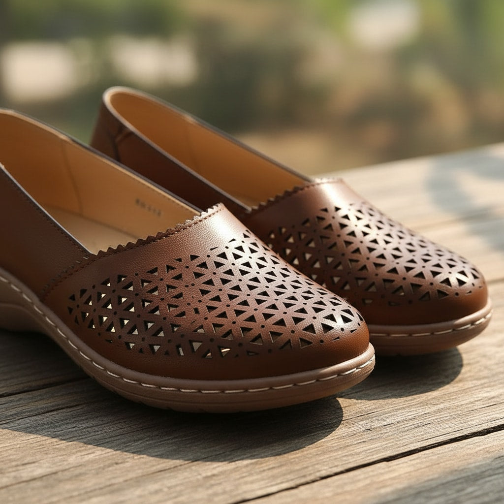 Détail matière — sandales orthopédiques spécial oignons — STRYDECARE
