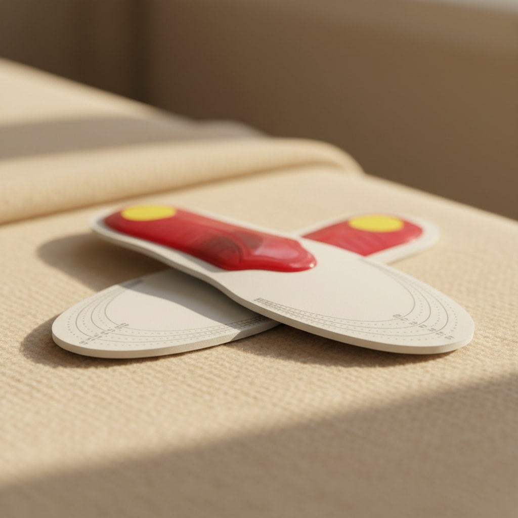 Détail matière — semelles orthopédiques ajustables — STRYDECARE