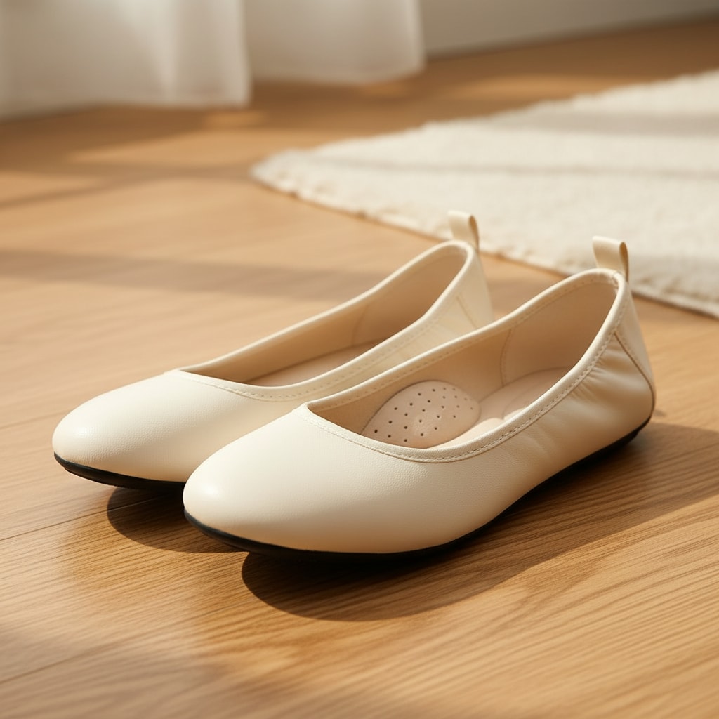 Détail matière — ballerines orthopédiques femme — STRYDECARE