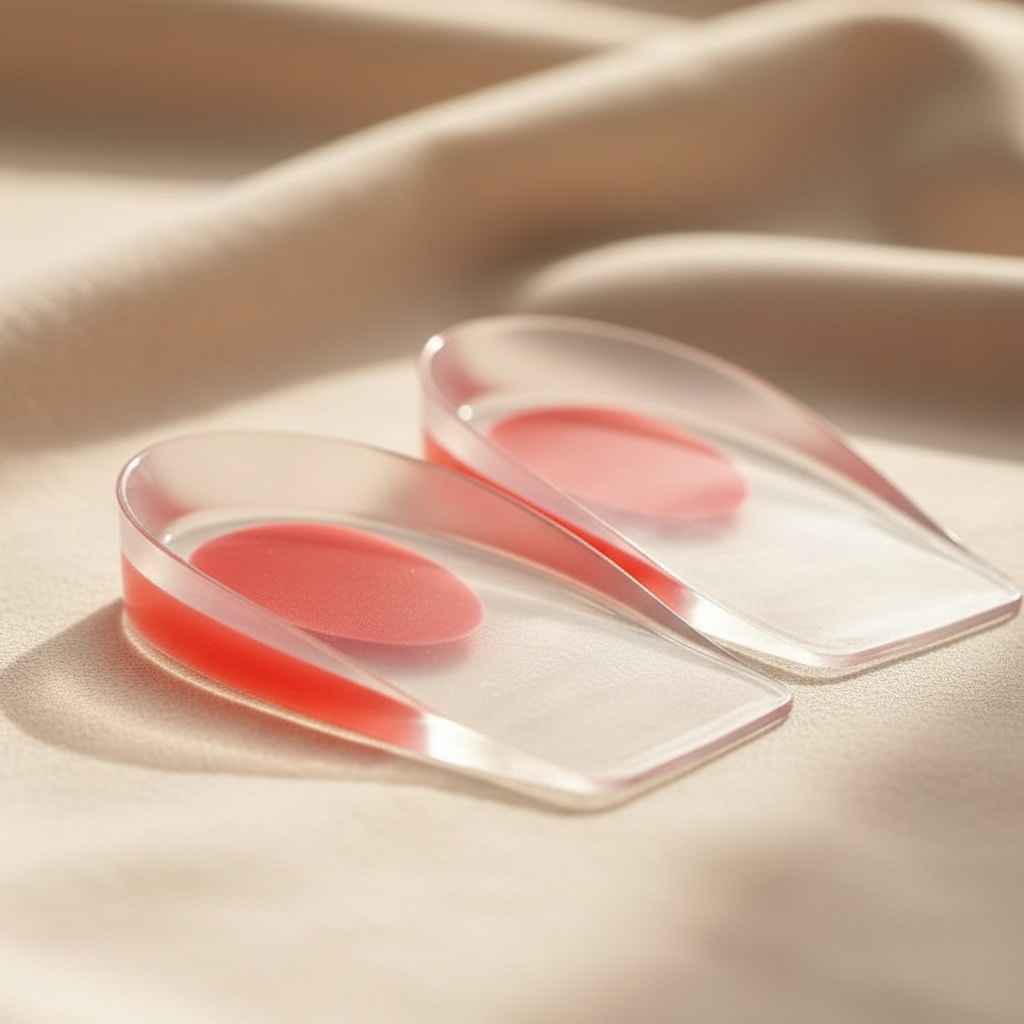 Détail matière — talonnettes en gel silicone — STRYDECARE