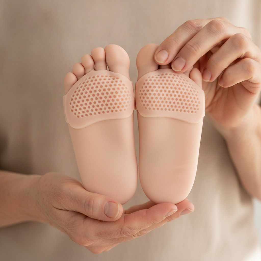 Taille réelle — écarteurs d'orteils en silicone — STRYDECARE