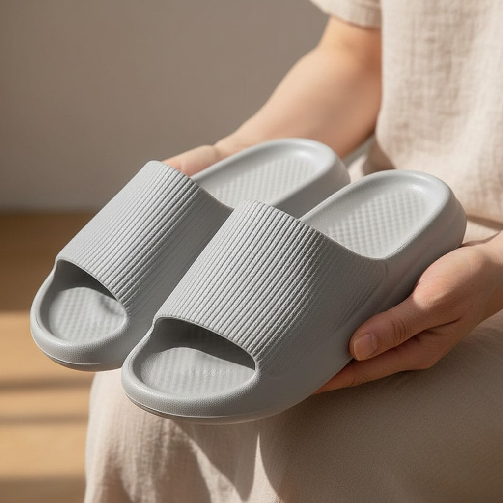 Taille réelle — claquettes de récupération — STRYDECARE